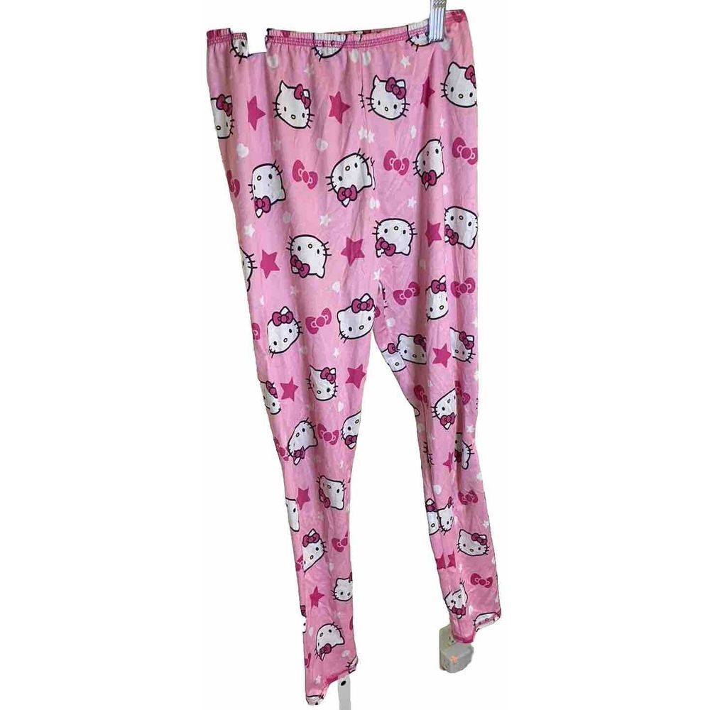 Hello Kitty Girls' 100% Polyester Elastic‎ Waist Pajama Pants L